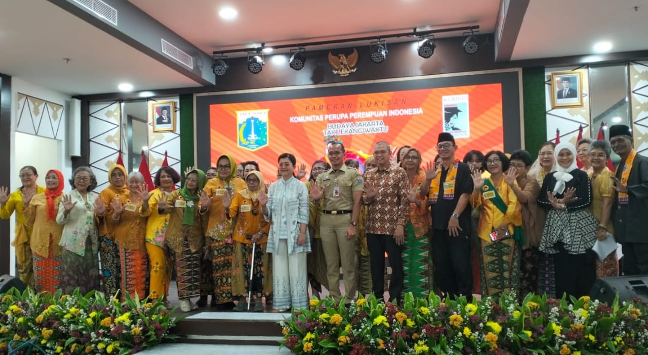 Hani Pramono Anung Hadiri Pameran Lukisan Komppi