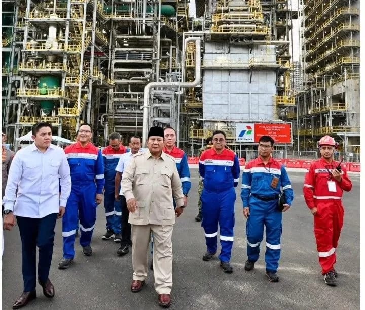 Prabowo Resmikan Infrastruktur Energi Terintegrasi Pertamina Senilai Rp123 Triliun
