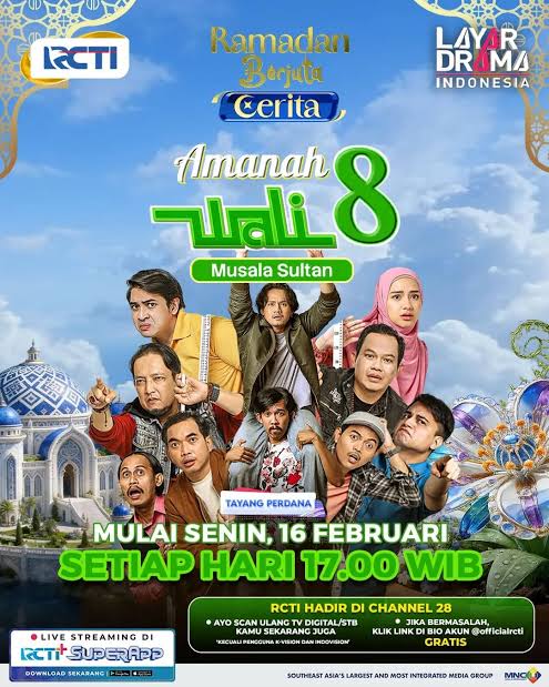 Amanah Wali 8 Musala Sultan Segera Tayang 16 Februari