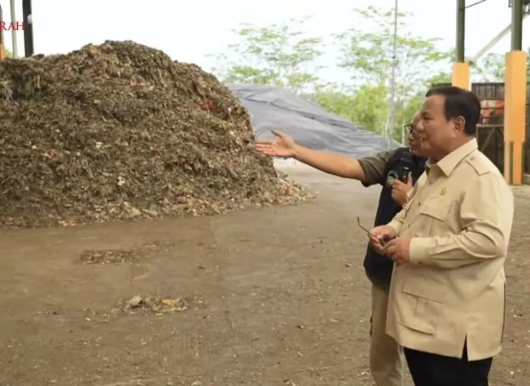 Prabowo Tinjau Pengelolaan Sampah Modern di Banyumas